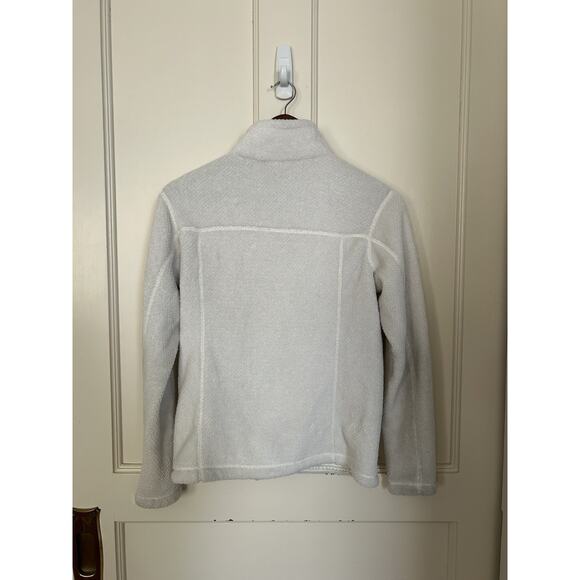 Patagonia Full Zip Fleece Jacket Womens Size Small White Outdoor Warm Comfort - Picture 2 of 9